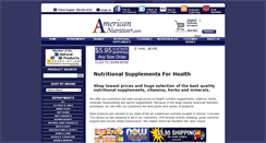 Desktop Screenshot of americannutrition.com
